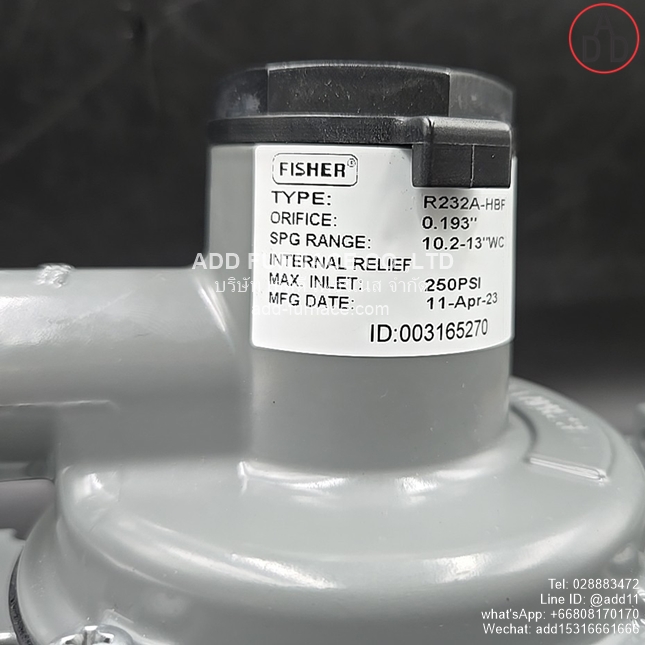 Fisher Loc 105 Type R232A-HBF(3)